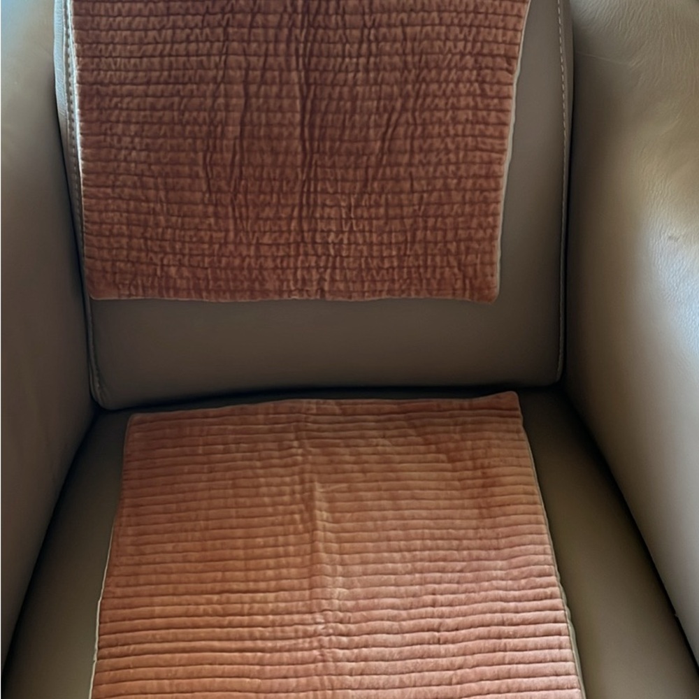 Pottery barn cognac  lumbar pillow covers 14 x 20 like new